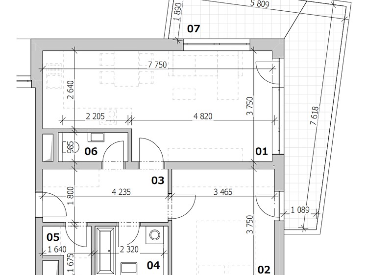 Квартира 2+kk на продаж, 60 м² (7 з 7)