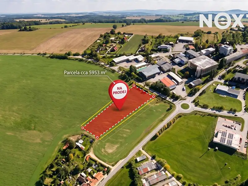 Prodej komerčního pozemku 5953 m², Skuteč – náhled fotky 2