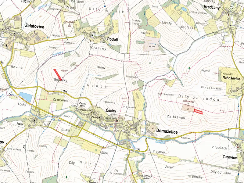 Prodej pole 7600 m², Podolí – náhled fotky 3