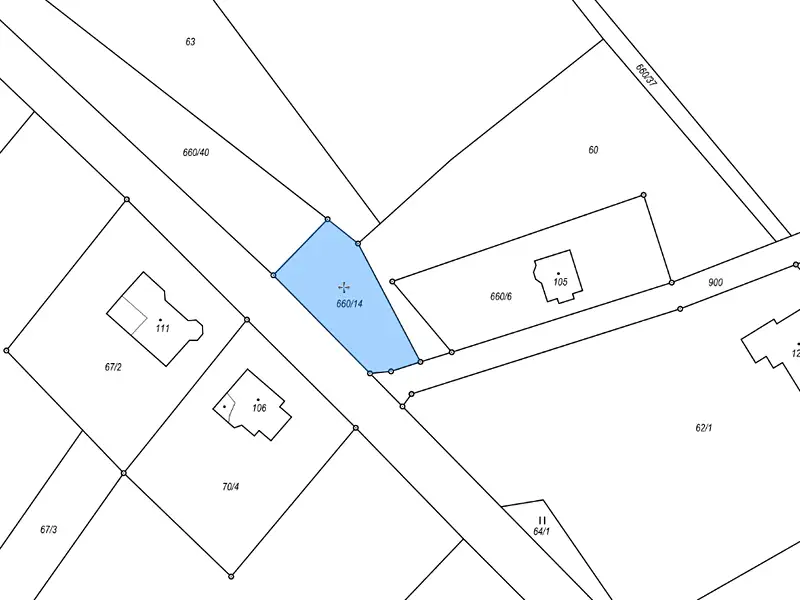 Dražba pole 500 m², Víska – náhled fotky 1