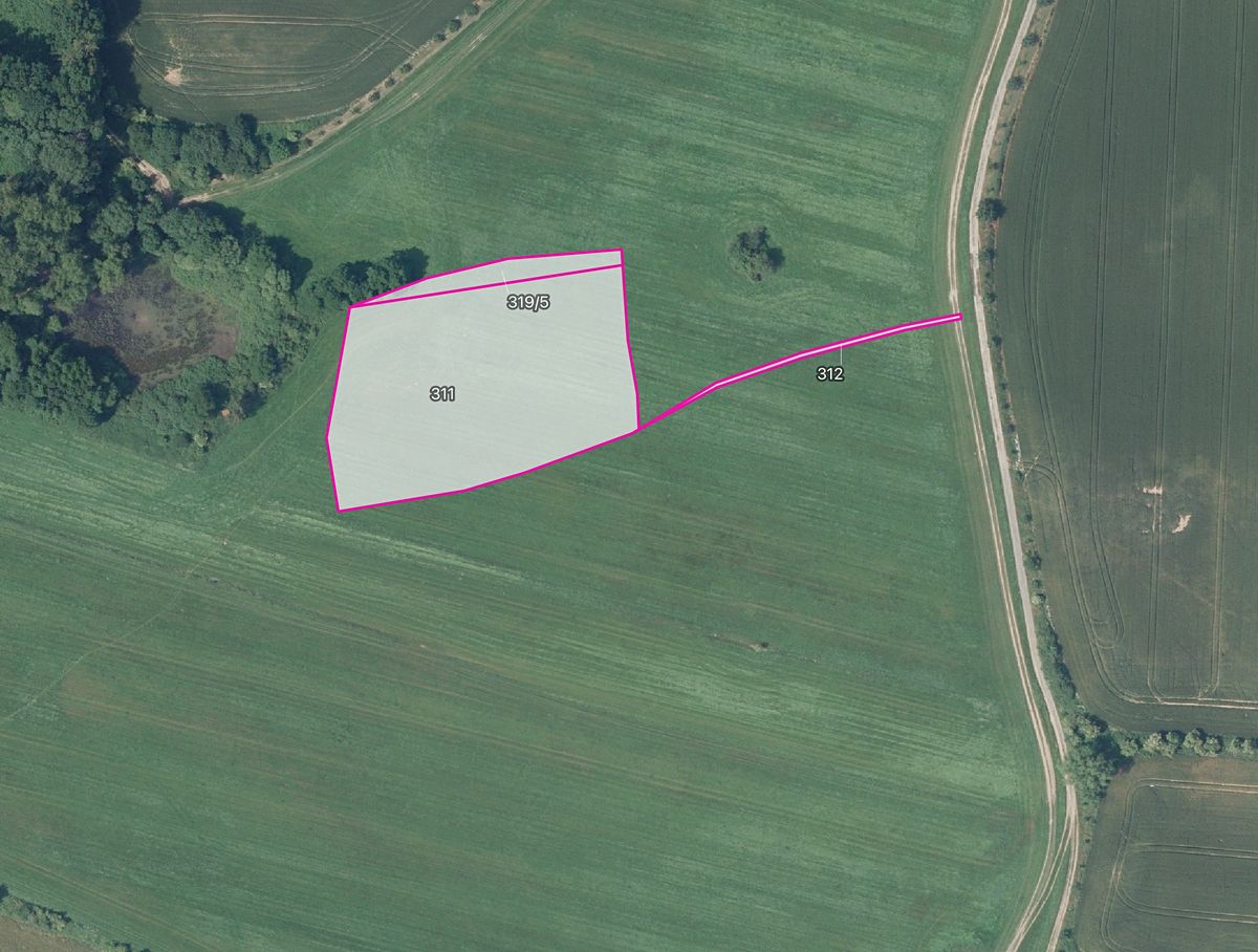 Prodej pole 8524 m², Sulice – fotka 1 z 3