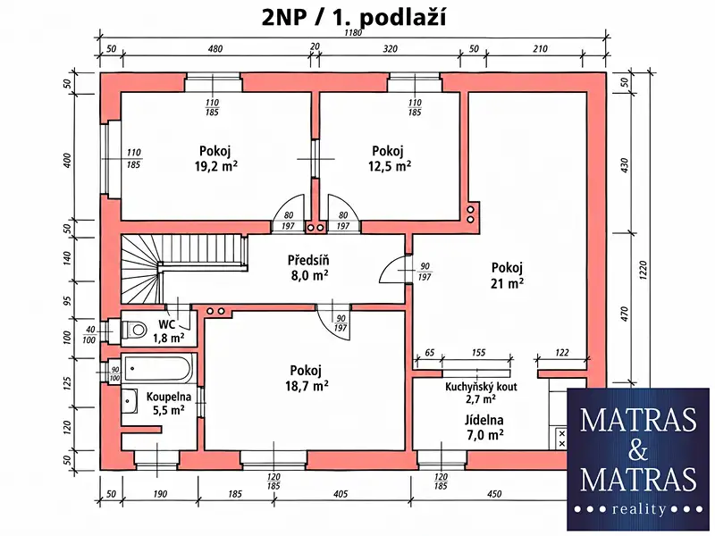 Prodej vily 209 m², pozemek 626 m², Brno – náhled fotky 3
