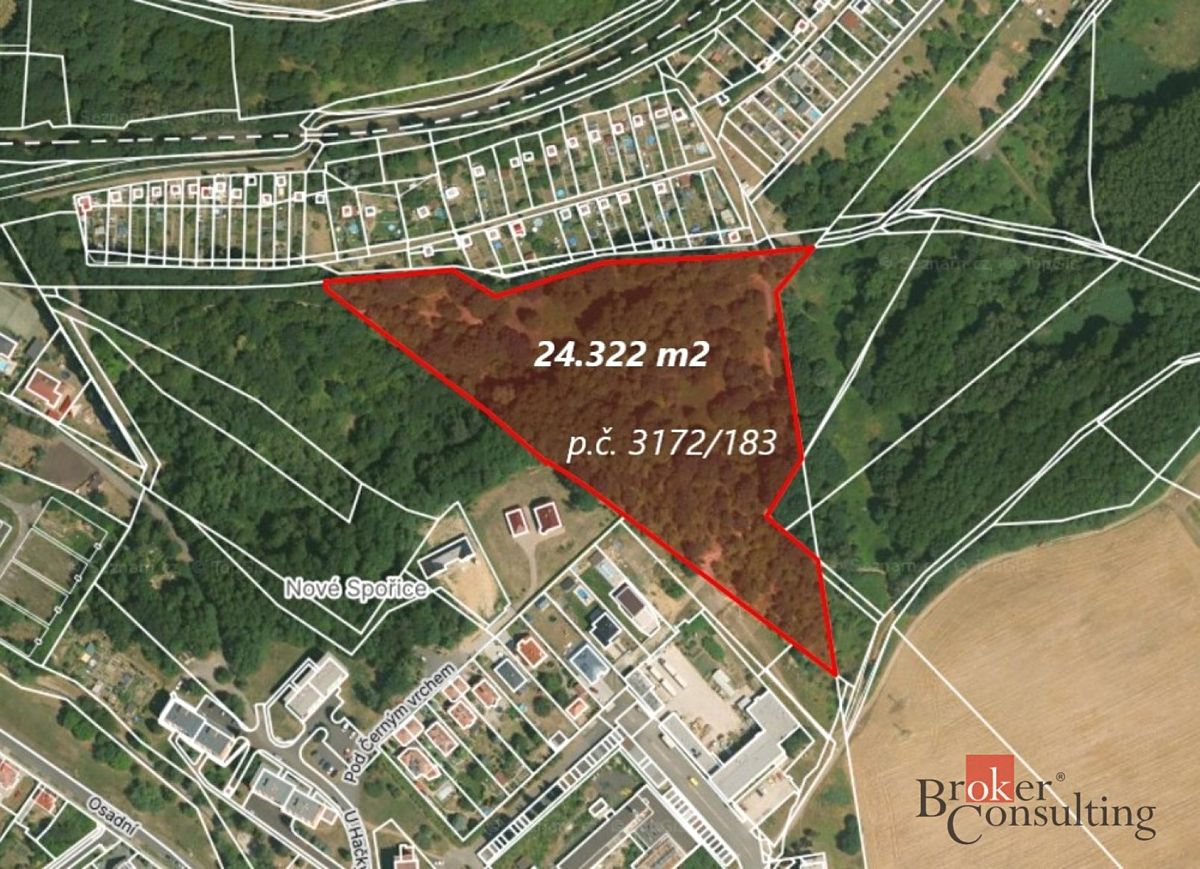 Prodej pozemku 24584 m², Chomutov – fotka 1 z 3
