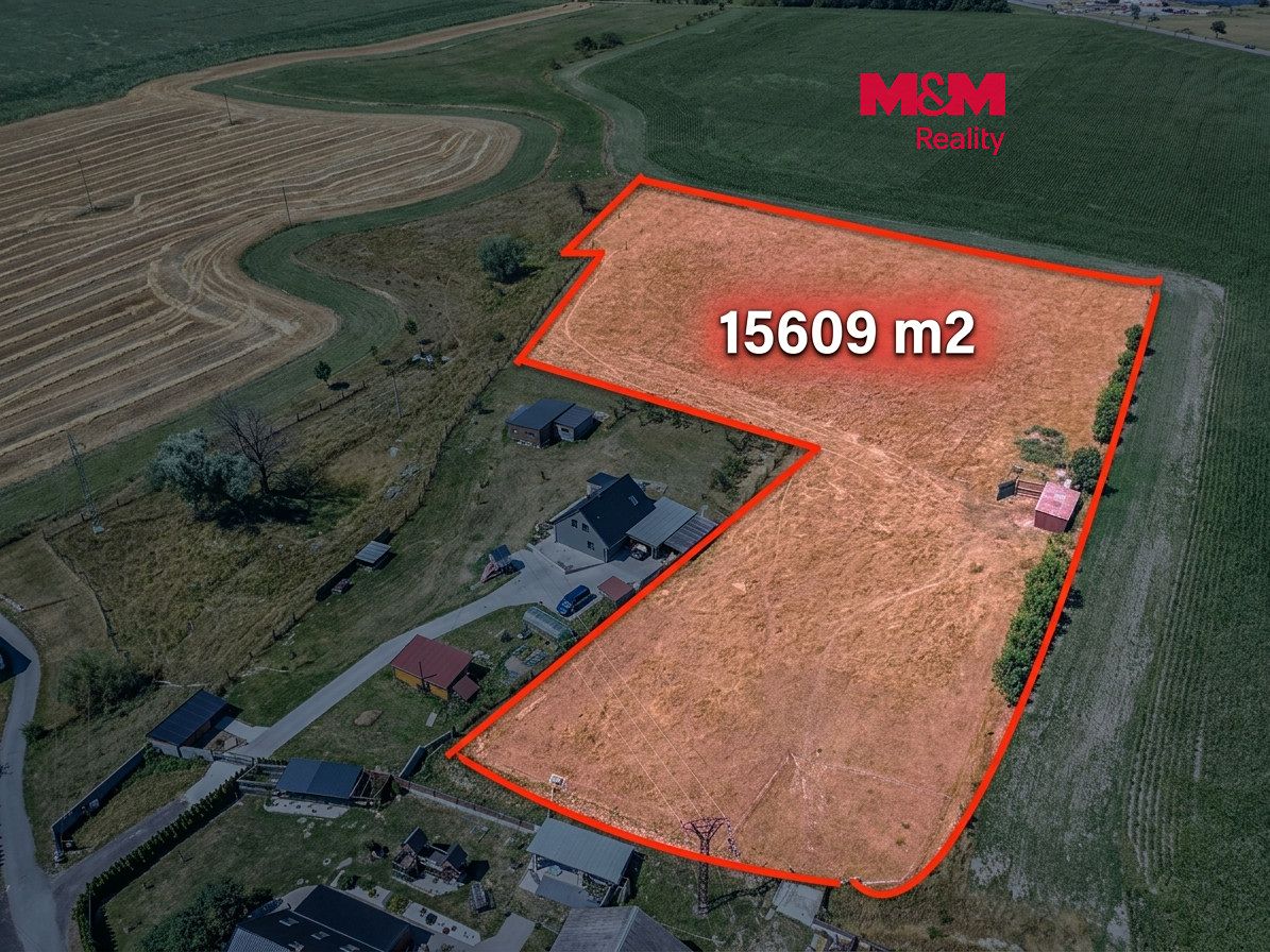 Prodej stavebního pozemku 15609 m², Horní Životice – fotka 1 z 3