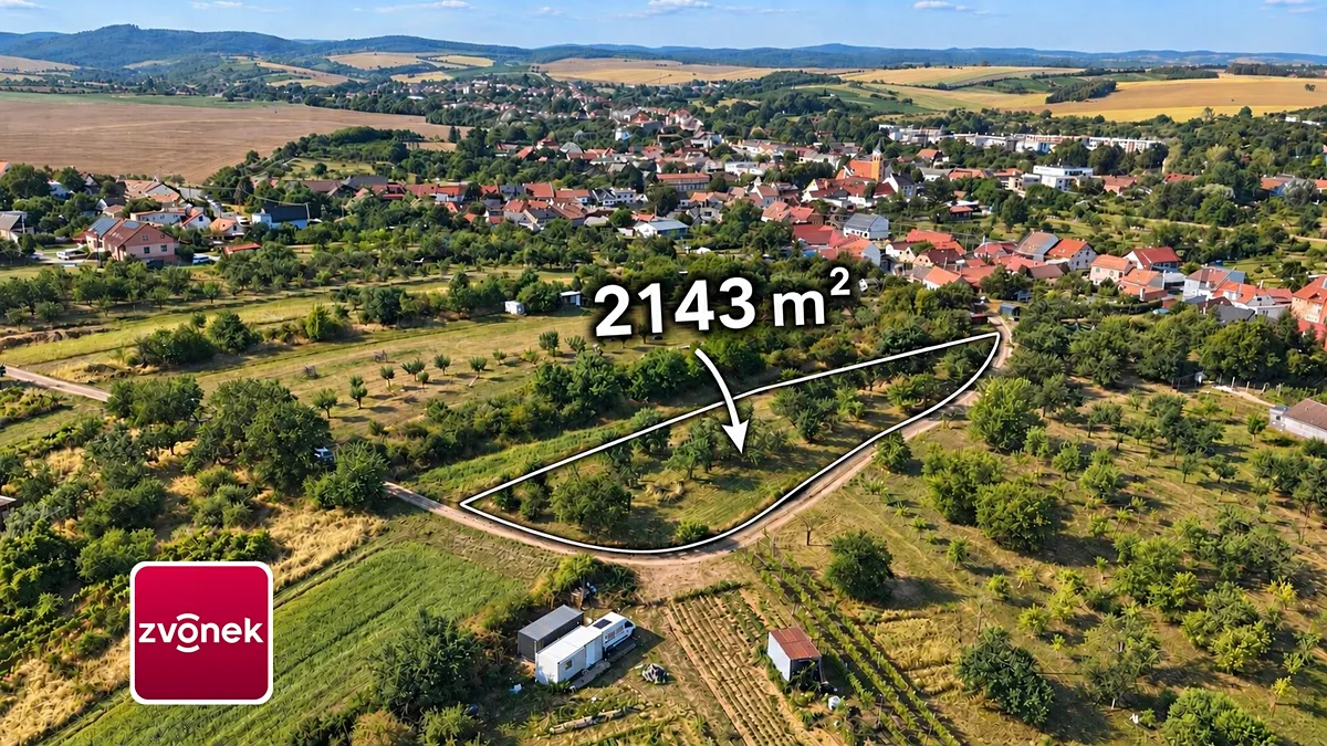 Prodej stavebního pozemku 2143 m²