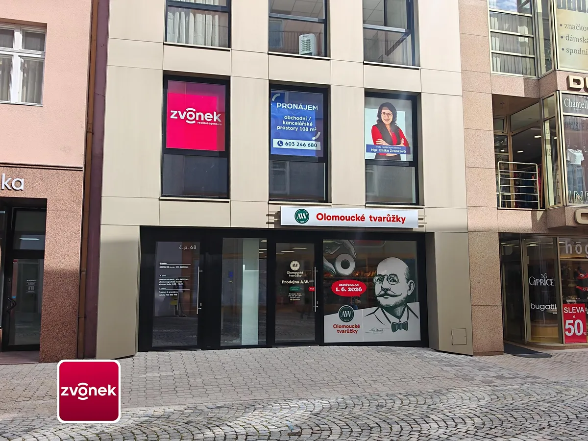 Pronájem obchodního prostoru 107 m²