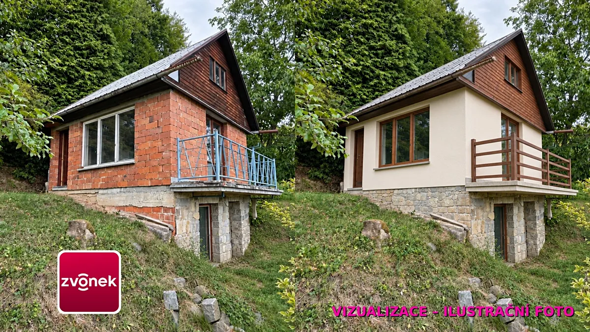 Prodej rodinného domu 50 m², pozemek 1091 m²