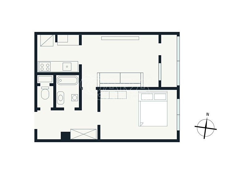 Wohnung 2+kk zum Kauf, 42 m² (16 von 19)