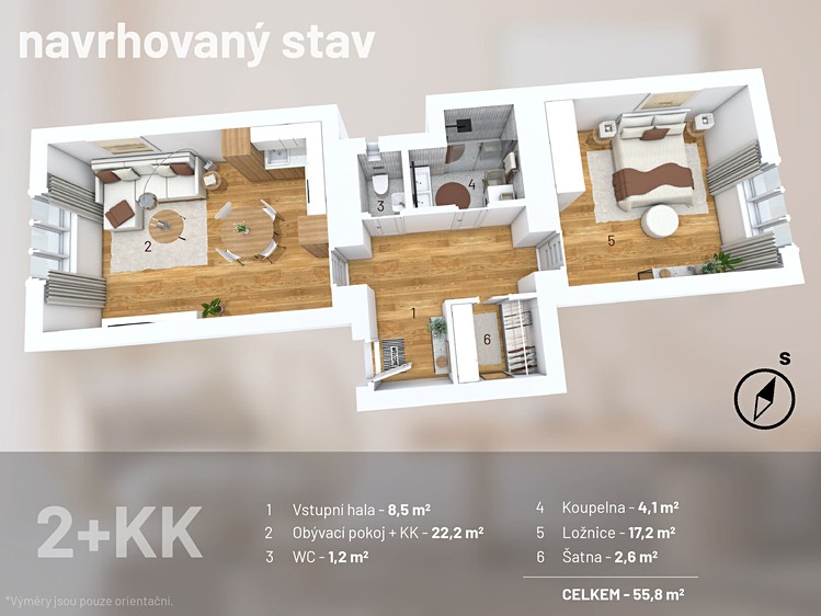 Wohnung 2+1 zum Kauf, 57 m² (20 von 20)