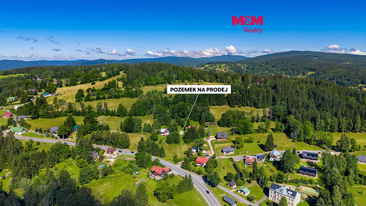 Prodej stavebního pozemku 826 m², Kořenov – fotka 1 z 3