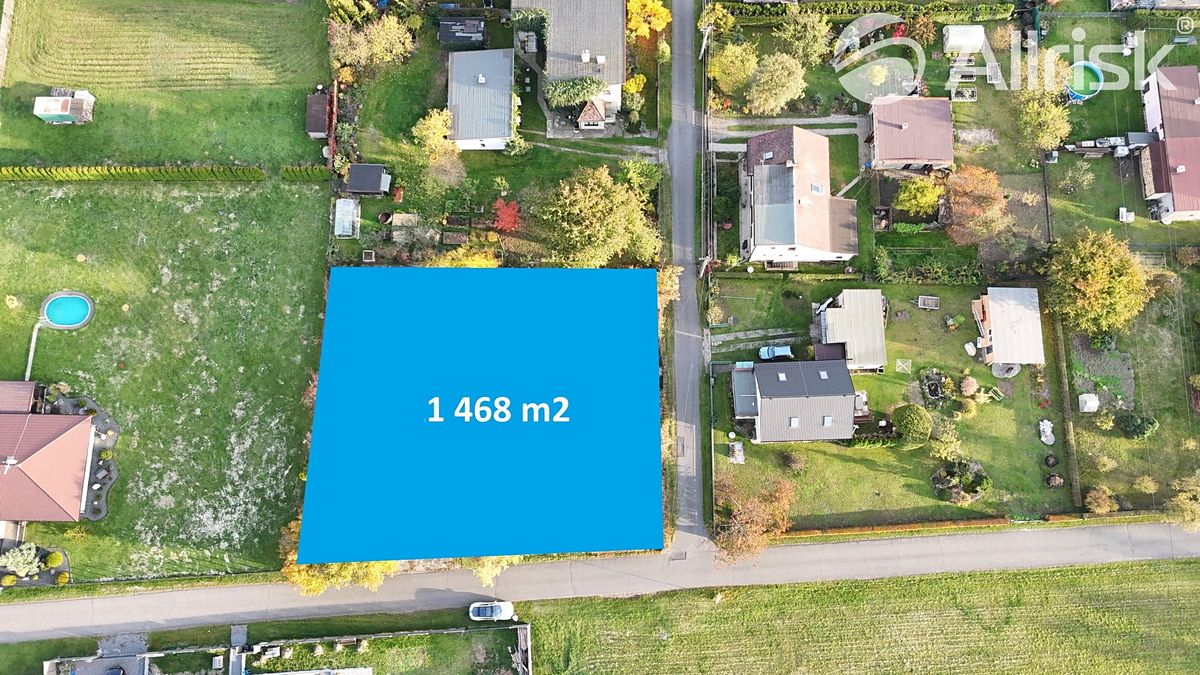 Prodej stavebního pozemku 1468 m², Žabeň – fotka 1 z 3