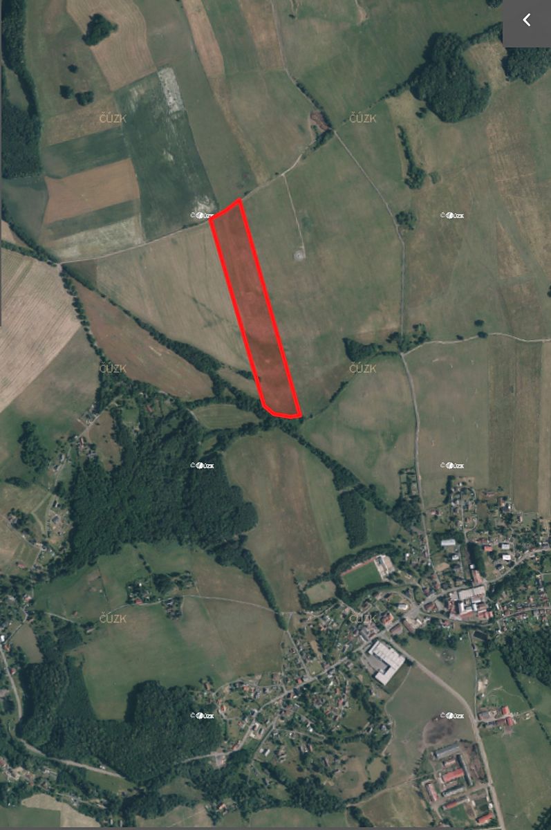 Prodej pole 65537 m², Dětřichov – fotka 1 z 3