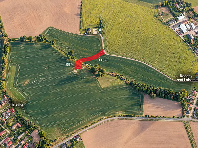 Prodej pole 3313 m², Řečany nad Labem – náhled fotky 1
