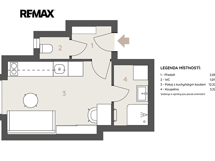 Квартира 1+kk на продаж, 20 м² (13 з 13)