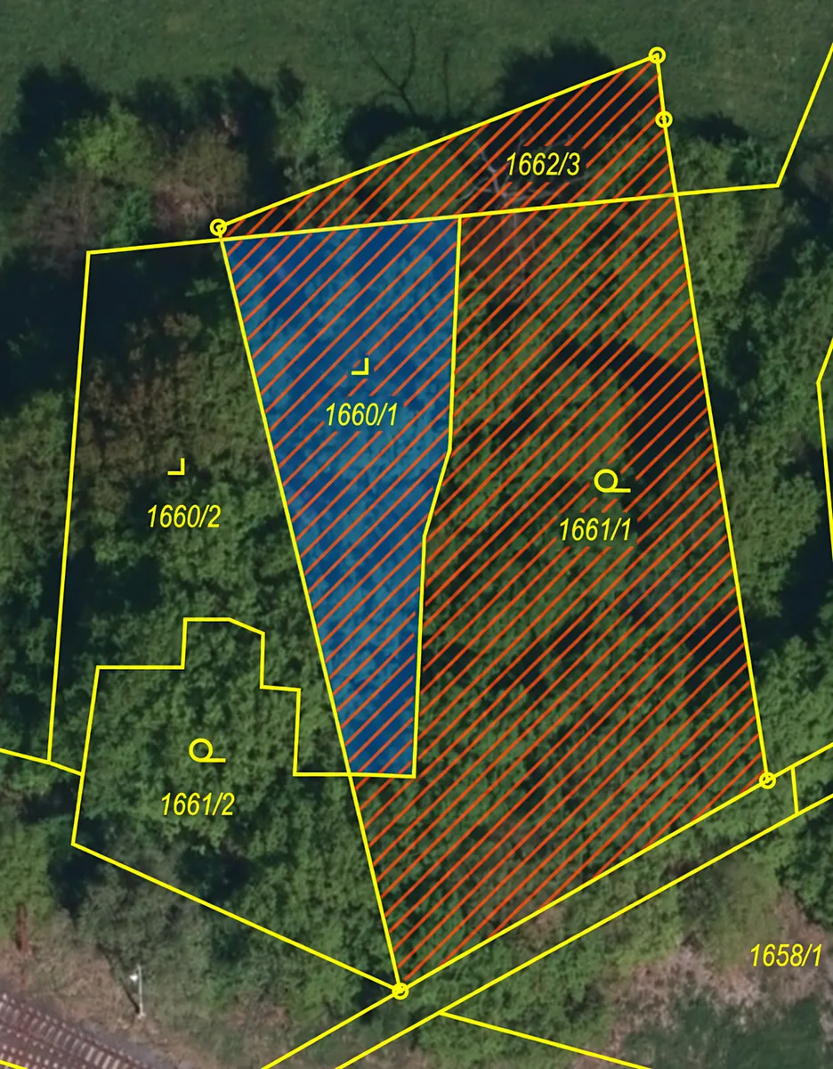 Prodej pozemku 1845 m²