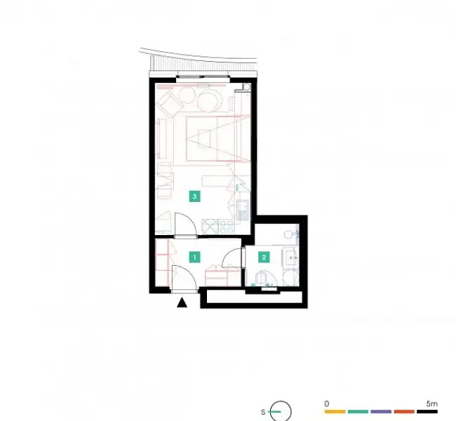 Pronájem bytu 1+kk 30 m², Praha – náhled fotky 2