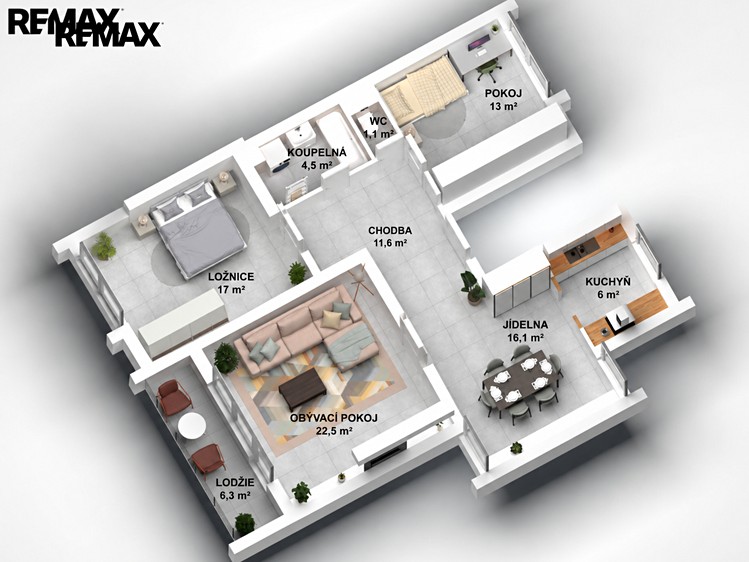 Wohnung 3+1 zum Kauf, 93 m² (6 von 20)