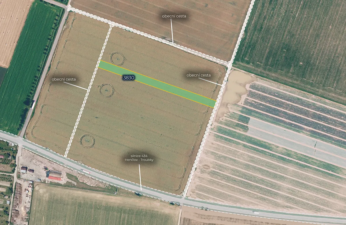 Prodej pole 3990 m²