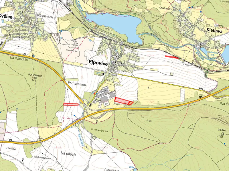 Prodej pole 15894 m², Ejpovice – náhled fotky 3