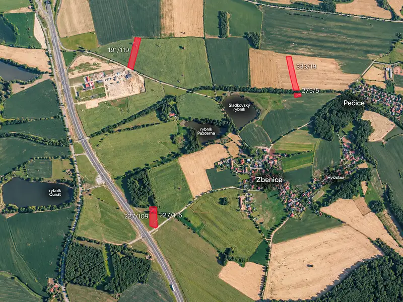 Prodej pole 18736 m², Zbenice – náhled fotky 1