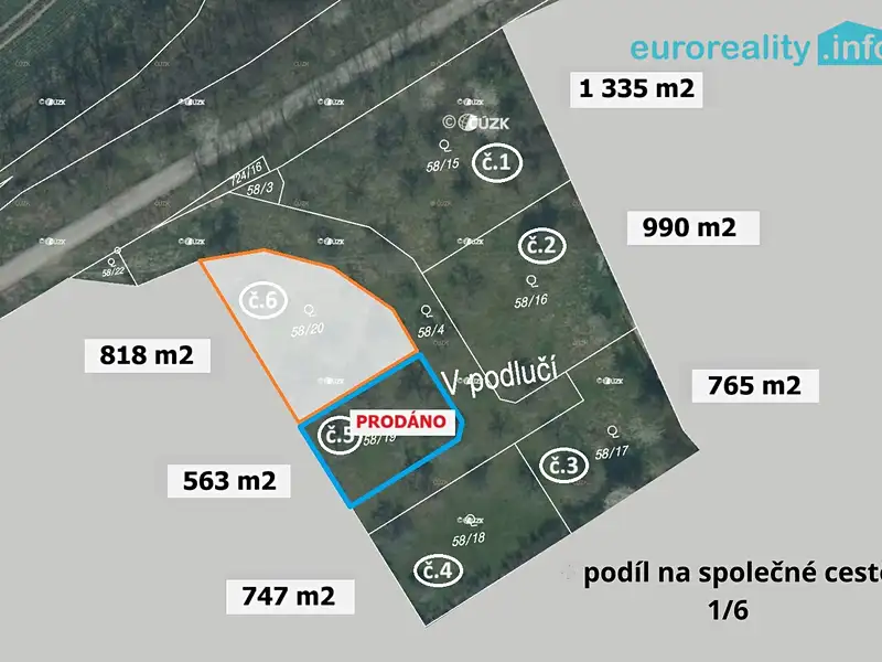 Prodej stavebního pozemku 818 m², Plzeň – náhled fotky 1