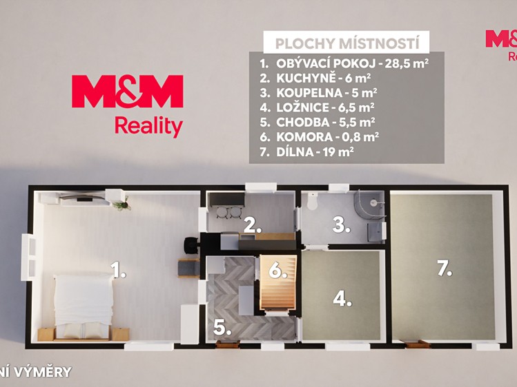Prodej domu, 52 m² (5 z 28)