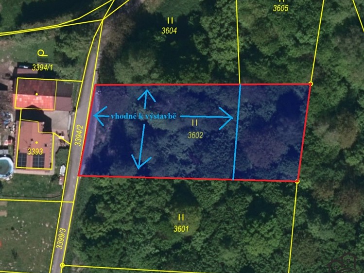 Prodej pozemku, 1 468 m² (1 z 4)