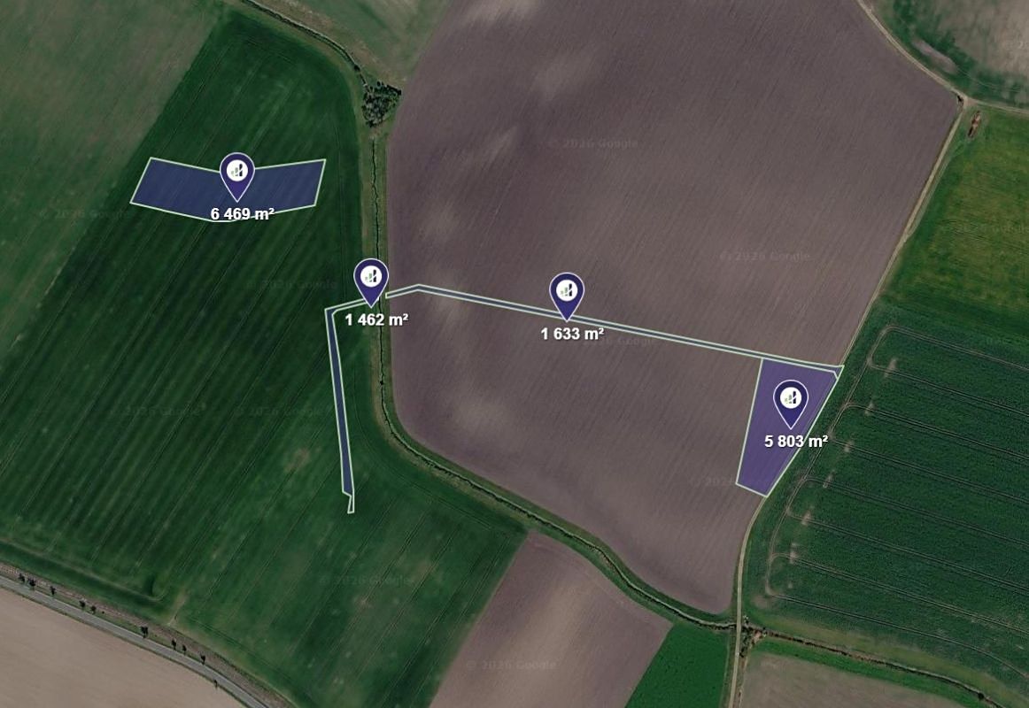 Prodej pole 21911 m², Běrunice – fotka 1 z 3