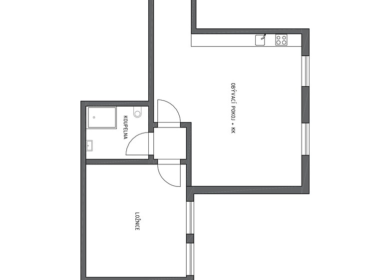 Квартира 2+kk на продаж, 40 м² (18 з 18)