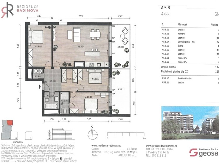 Квартира 4+kk в оренду, 120 м² (25 з 25)