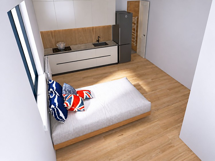 Квартира 1+kk в оренду, 22 м² (2 з 10)