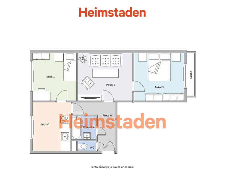 Wohnung 3+1 zur Miete, 70 m² (12 von 12)