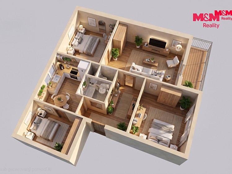 Квартира 4+1 на продаж, 76 м² (7 з 17)