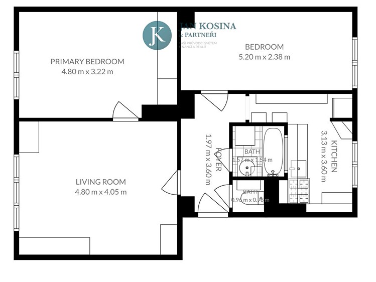 Wohnung 3+1 zum Kauf, 73 m² (32 von 32)