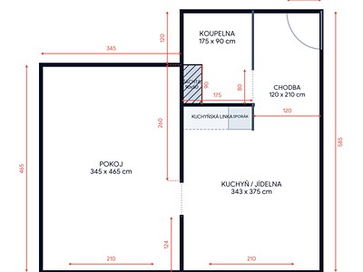 Wohnung 1+1 zum Kauf, 36 m² (2 von 19)