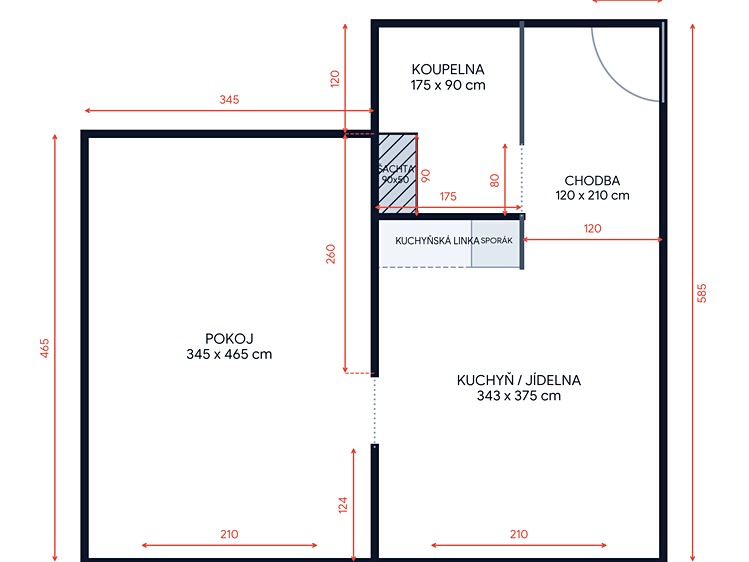 Wohnung 1+1 zum Kauf, 36 m² (2 von 19)