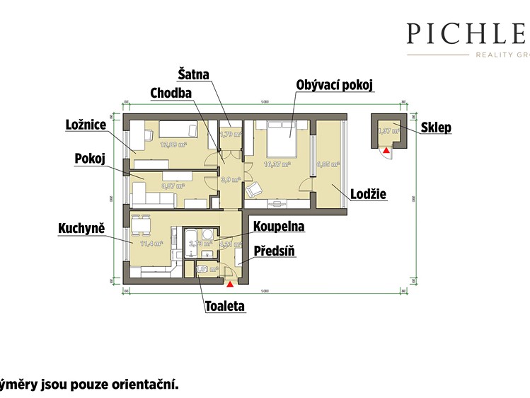 Wohnung 3+1 zum Kauf, 69 m² (4 von 29)