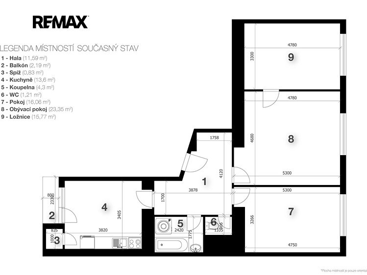 Wohnung 3+1 zum Kauf, 87 m² (21 von 38)