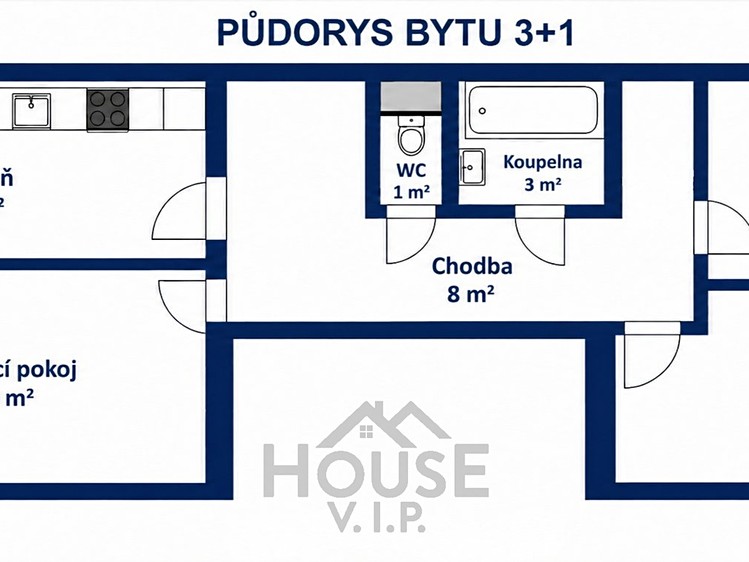 Wohnung 3+1 zum Kauf, 68 m² (19 von 19)