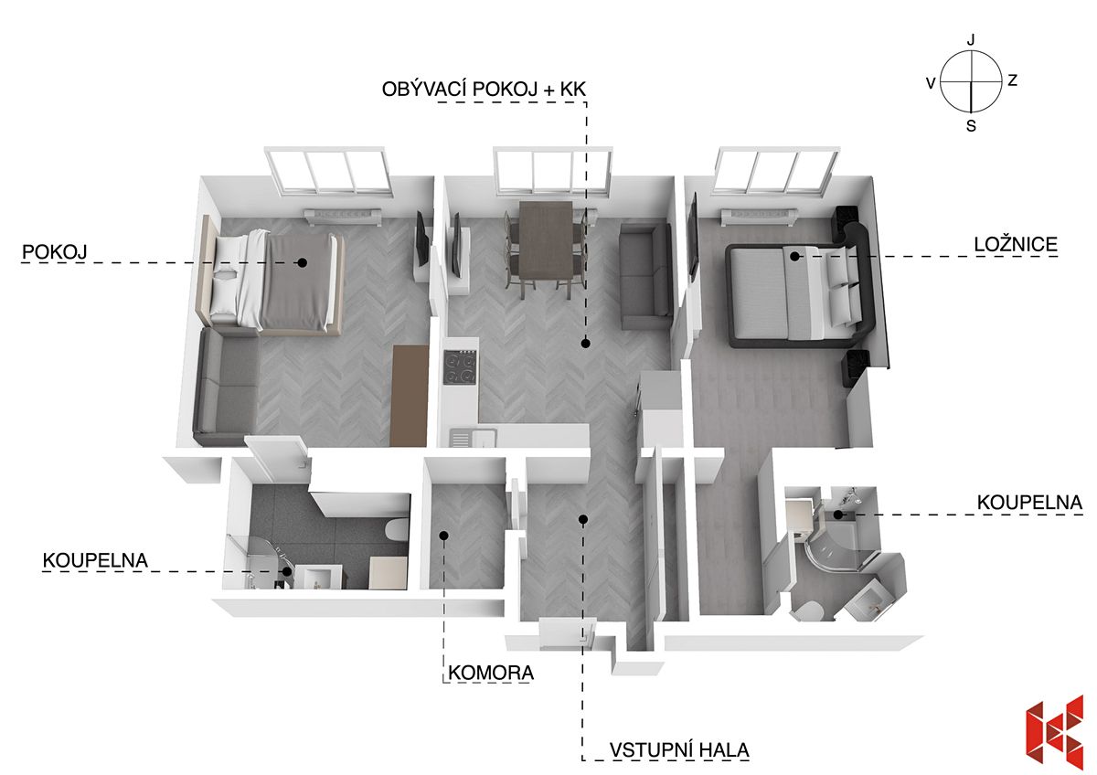 Prodej bytu 3+kk 69 m² – fotografie 2