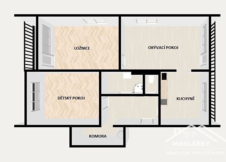 Квартира 3+1 на продаж, 80 м² (12 з 15)