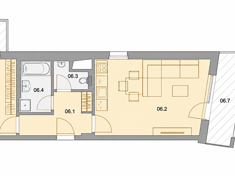 Wohnung 2+kk zur Miete, 69 m² (19 von 19)