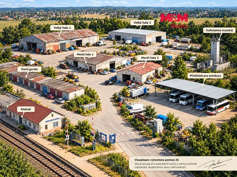 Prodej výrobní haly, prostoru 7000 m², Zbiroh – náhled fotky 1