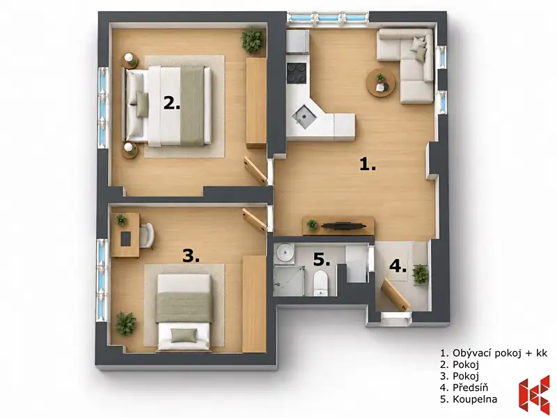 Prodej bytu 3+kk 67 m², Praha – náhled fotky 3