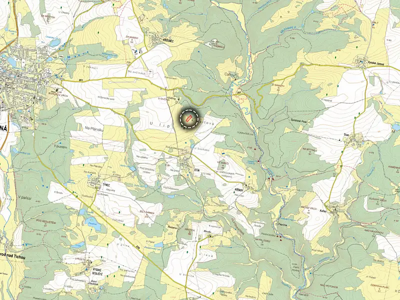 Prodej pole 6707 m², Planá – náhled fotky 3