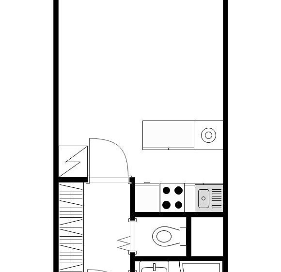 Wohnung 1+kk zur Miete, 24 m² (12 von 16)