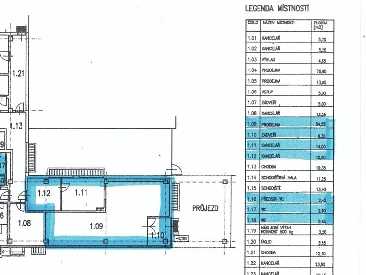 Pronájem komerčního prostoru, 93 m² (6 z 7)