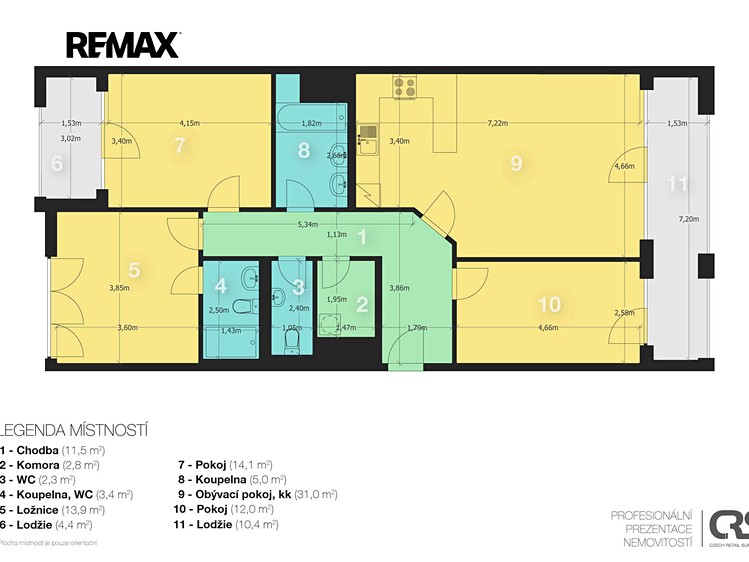 Wohnung 4+kk zur Miete, 103 m² (2 von 27)