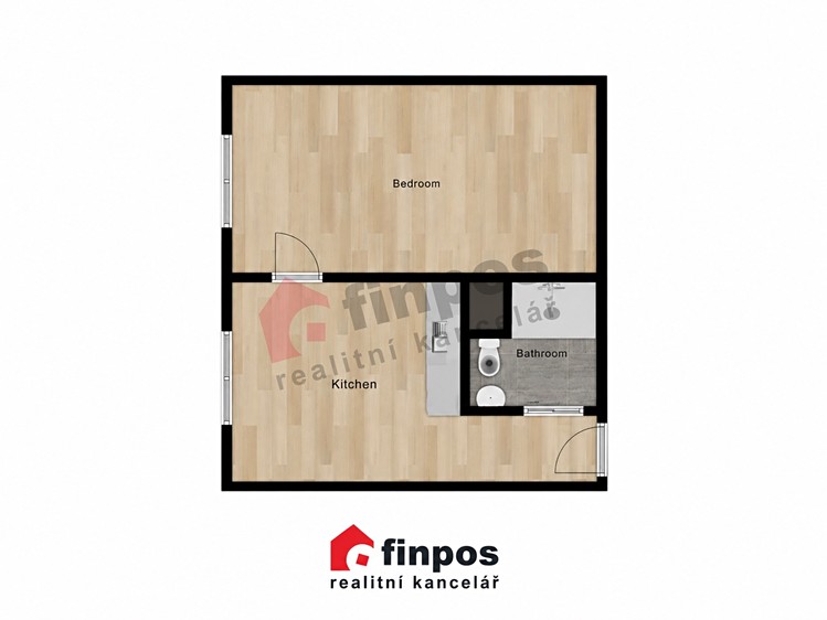 Квартира 1+1 в оренду, 36 м² (7 з 7)