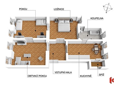 Wohnung 3+1 zum Kauf, 95 m² (3 von 40)